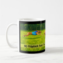 Ridgeback Lure Coursing Mug – Fund the Chaos