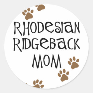 Ridgeback mama Rhodesian Ronde Sticker