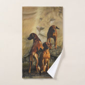 Ridgeback met Rhodezisch Ridgeback met Lion Bad Handdoek (Handdoek)