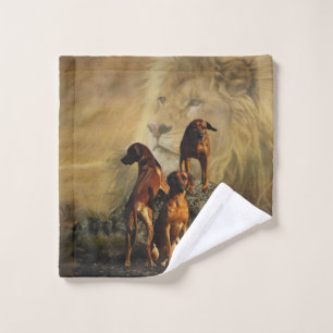Ridgeback met Rhodezisch Ridgeback met Lion Bad Handdoek