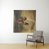 Ridgeback met Rhodezisch Ridgeback met Lion Wandkleed (In Situ (horizontaal))