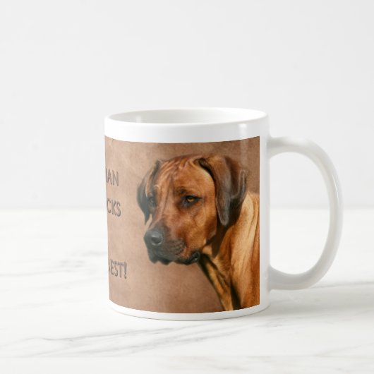 Ridgeback-mok Rhodezische Ridgeback Koffiemok (Rechts)