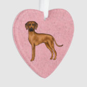 Ridgeback Rhodésien Brun Lion Africain Chien Rose (devant)