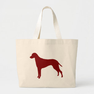 Ridgeback (rood) grote tote bag