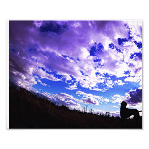 Ridgeback Silhouette. Foto Afdruk