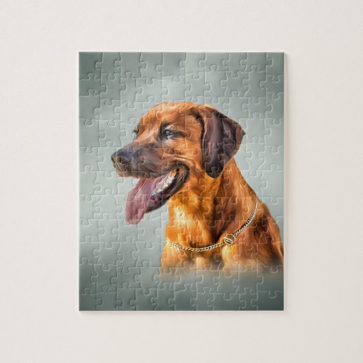Ridgeback tekenen legpuzzel (Verticaal)