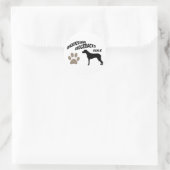 Ridgebacks-regel Ronde Sticker (Tas)