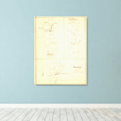 Ridgefield, Newton, Darien Canvas Afdruk (Insitu (Houten vloer))