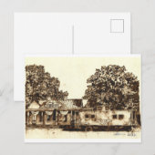 Ridgely Maryland Spoorweg - Ansichtkaart Briefkaart (Voorkant / Achterkant)