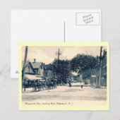 Ridgewood Ave., Ridgewood, New Jersey Briefkaart (Voorkant / Achterkant)