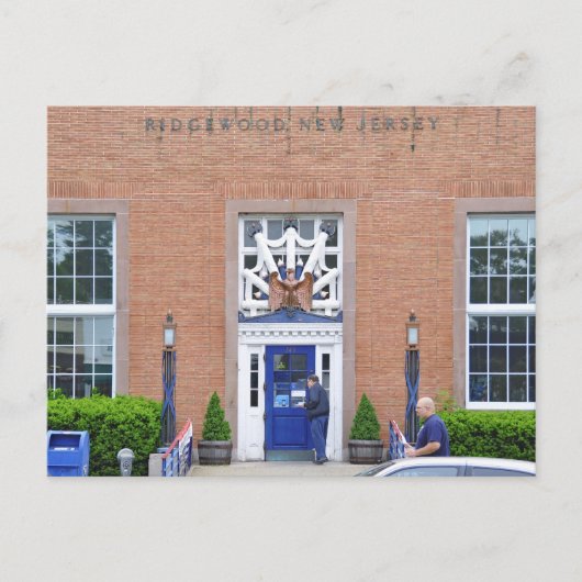 Ridgewood, NJ Post Kantoor Briefkaart (Voorkant)