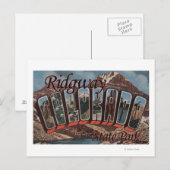 Ridgway State Park, Colorado Briefkaart (Voorkant / Achterkant)