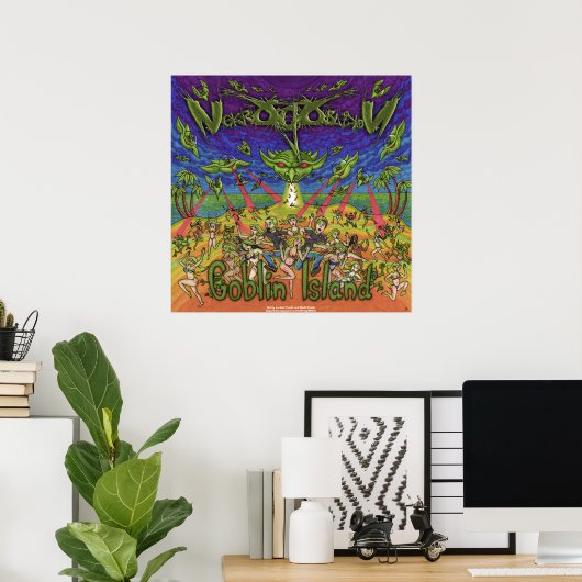 Ridiculair groot Poster "Goblin Island" (Thuiskantoor)