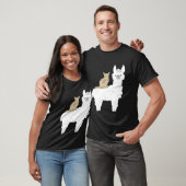 Ridiculair kattenrol Llama Alpaca Dierenvriend Ll T-shirt (Unisex)