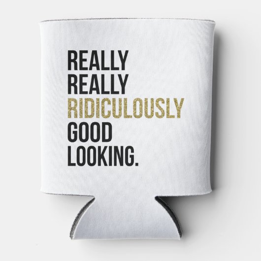 Ridiculary Good Kijkend Citaat Blikjeskoeler (Voorkant)