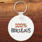 Ridiculeus 100 procent. sleutelhanger (Voorkant)