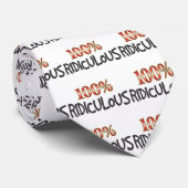 Ridiculeus 100 procent. stropdas (Opgerold)
