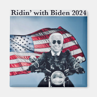 Ridin’ met Biden 2024 Magnet Magneet