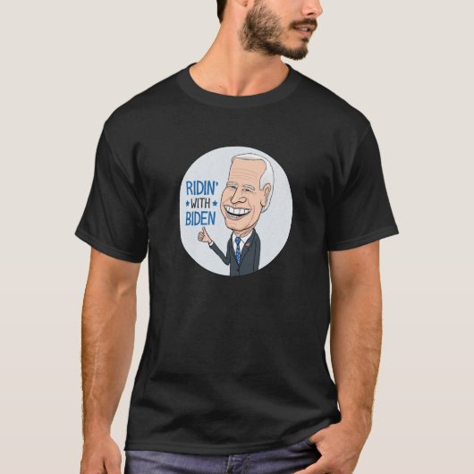 Ridin' met Biden Joe Biden T-shirt (Voorkant)