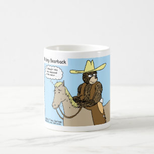 Riding Bear Back Grappige Kaarten Mokken T-shirts 