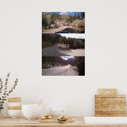 Riding.Fixes.Alles Poster (Keuken)