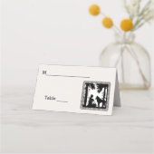 Riding Hood Trees Wolf Fancy Border Black White (Voorkant)