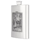 Riding Hood Wolf Fairy Tale Black White Flacon (Links)