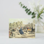 Riding in Rotten Row, Hyde Park Briefkaart (Staand voorkant)