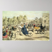 Riding in Rotten Row, Hyde Park Poster (Voorkant)