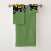 Riding Lawn Mower Towel Set Bad Handdoek (Insitu)