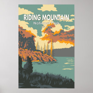 Riding Mountain National Park Canada Oud Poster