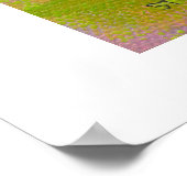 Riding naar de overweging - plezierige fietsvogel poster (Hoek)