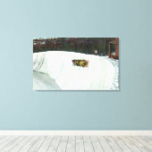 Riding van de Whiteface-curve Canvas Afdruk (Insitu (Houten vloer))