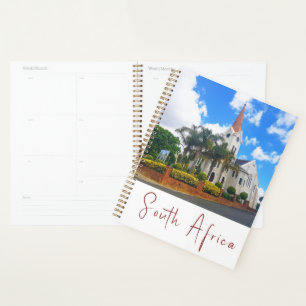 Riebeek-Kasteel Church Uitzicht Zuid-Afrika ZA Planner