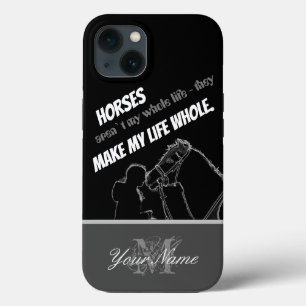 Rieders keuze: Paarden maken mijn leven compleet! iPhone 13 Hoesje