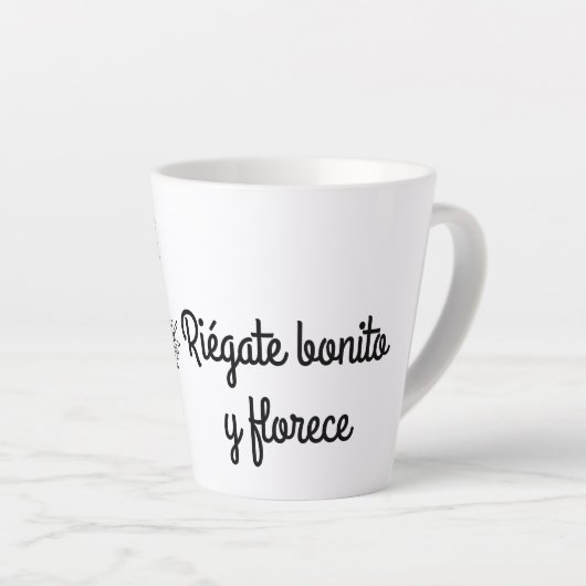 Riégate bonito I Taza de café latte Latte Mok (Rechterhoek)