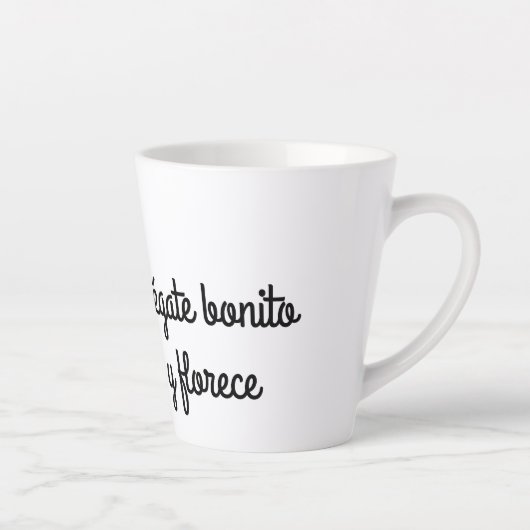 Riégate bonito I Taza de café latte Latte Mok (Rechts)