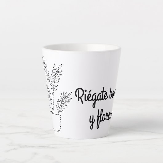 Riégate bonito I Taza de café latte Latte Mok (Voorkant)