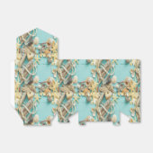 riem, , collage, turquoise, chic, trendy, leuk bedankdoosjes (Uitgevouwen)