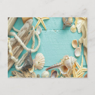 riem, , collage, turquoise, chic, trendy, leuk briefkaart