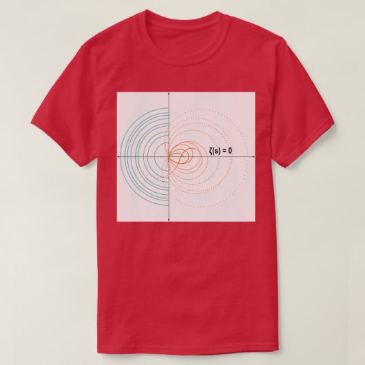 Riemann Hypothese T-shirt (Design voorkant)