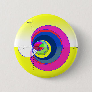 Riemann zeta functie yellow.png ronde button 5,7 cm