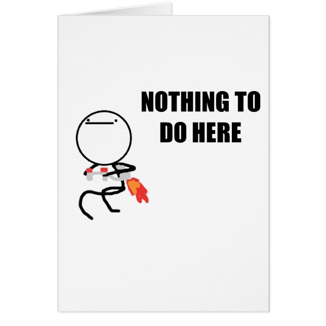 Rien à faire ici (Devant)