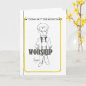 Rien D'Autre Qu'Une Carte De Voeux Juste (Fleur jaune)