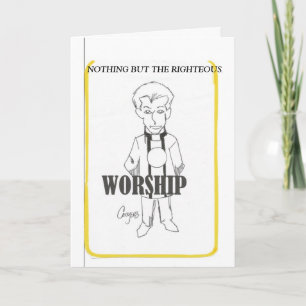 Rien D'Autre Qu'Une Carte De Voeux Juste