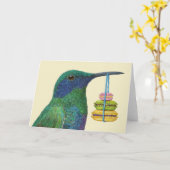 "Rien de ce sirop rouge pour moi." Carte (Fleur jaune)