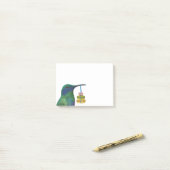 Rien de ce sirop rouge pour moi.  Notes post-it (Sur un bureau)