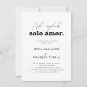 Rien de Compliqué Juste une Invitation de Mariage (Devant)