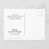 "Rien de fabuleux que l'amour", Carte postale Phot (Dos)