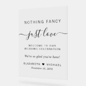 Rien De Fancy Just Love Accueil Mariage (Angle)